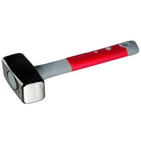 Massette à angles abattus 1,200Kg Manche Fibragom - Taliaplast - 470633