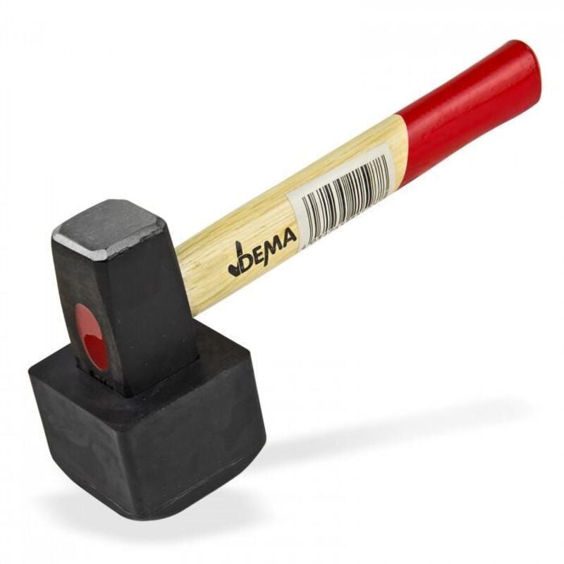 Dema - Massette avec embout caoutchouc amovible pour pavés - 1000 g