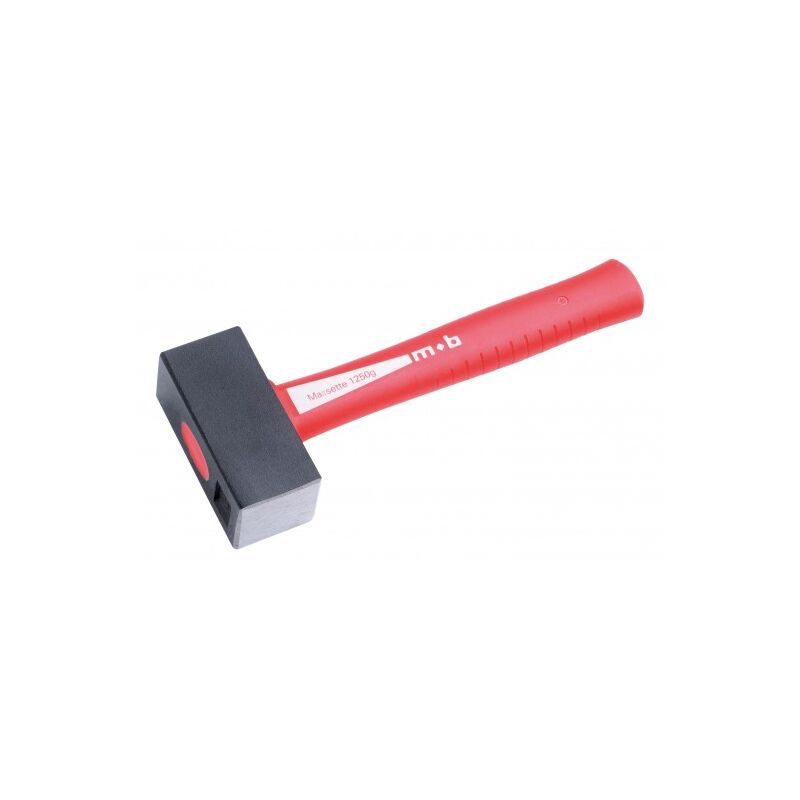 Mob Outillage - mob - Massette carrée 1.25 kg manche le rouge