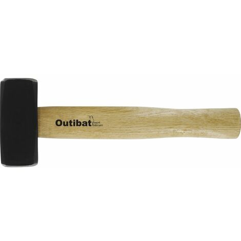 Massette carrée - Outibat - Manche bois - 1 kg