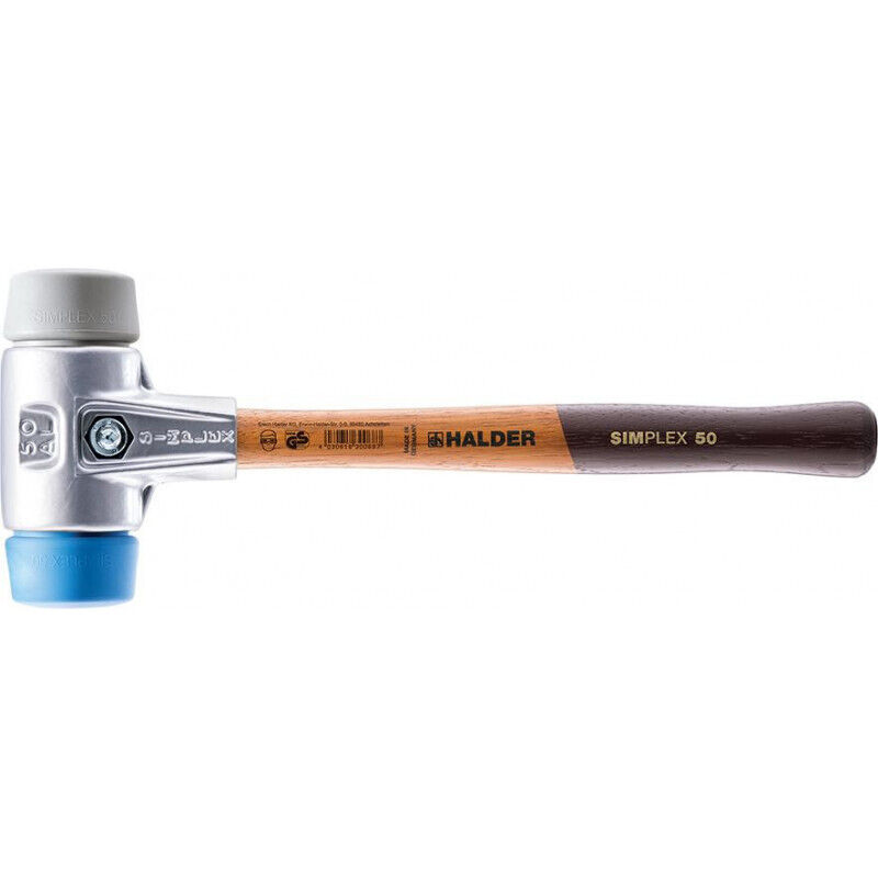 Massette Simplex Alug.60mm TPE-soft/mid Halder