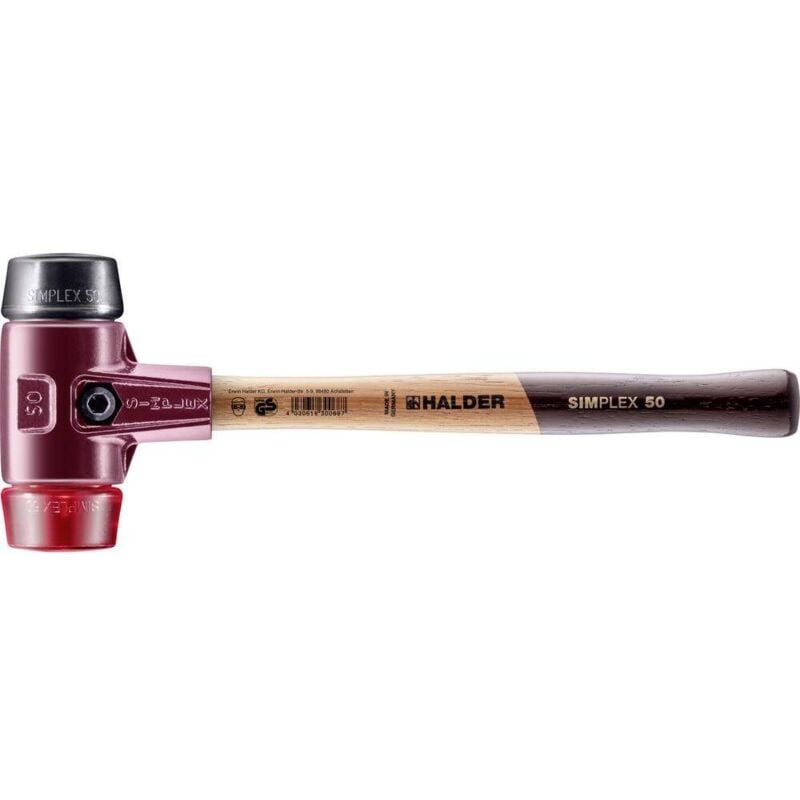 Erwin Halder Kg - Halder simplex 3026.050 Marteau à métal Manche ergonomique, dur, mi-dur 1130 g 370 mm 1 pc(s)