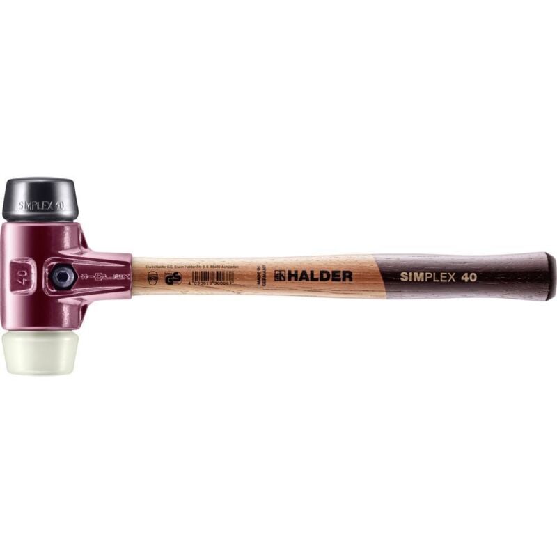 Erwin Halder Kg - Halder simplex 3028.040 Marteau à métal Manche ergonomique, dur, mi-dur 650 g 325 mm 1 pc(s)