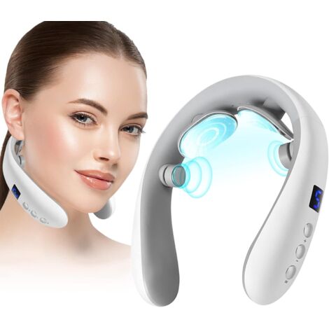 Masseur de cou intelligent Cervical Relief Genius avec massage thermique conçu pour une ergonomie et une portabilité idéales, masseur de poignet.