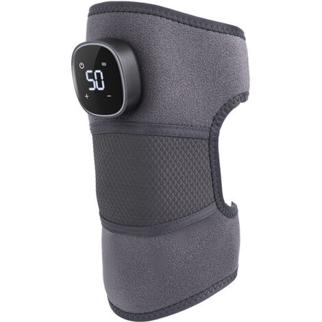 Masseur de genou infrarouge, genouillère avec chauffage et 3 modes de vibration pour masseur d'épaule, genou coudé