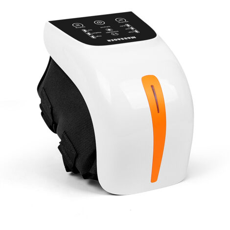 Masseur de Genou Sans Fil, Thérapie Infrarouge, Appareil de Massage des Genoux Avec Écran Tactile LED, 3 Niveaux de Chaleur et de Vibration pour Soulager les Douleurs Articulaires et les Gonflements