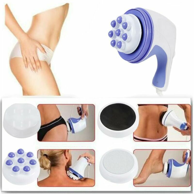 Ahlsen - Masseur Électrique Dispositif Anti-Cellulite Perte De Graisse Corporelle Massage Par Vibration - white
