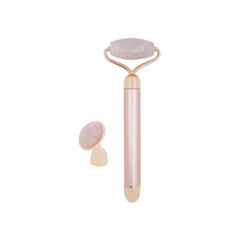 Masseur électrique facial en quartz - Rose - l 16 cm - Livraison gratuite - Rose