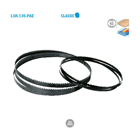 Maßgeschneidertes Bandsägesägeblatt aus gehärtetem Stahl Flexback Classic Breite 6, Dicke 0,5, TPI 6