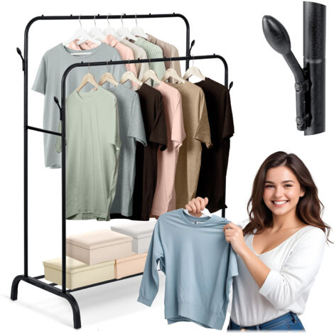 Massido MS-867 colgador de suelo, negro