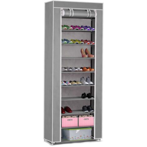 Massido Textilschuhschrank – Grau
