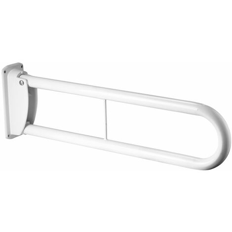 Massiver 76cm WC & Waschbecken Klappgriff Aufstehhilfe Sicherheitsgriff Handlauf klappbarer Stützgriff