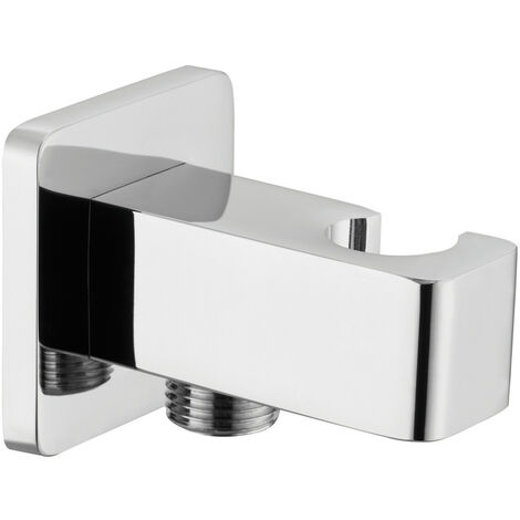 Wandanschlussbogen Wandanschluss Wandbogen mit Duschkopfhalterung MASSIV CHROM Wandanschlussbogen Wandanschluss Wandbogen mit Duschkopfhalterung MASSIV CHROM