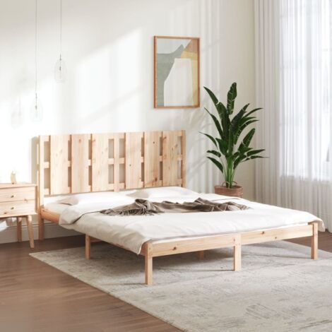 Massivholzbett 150x200 cm vidaXL
