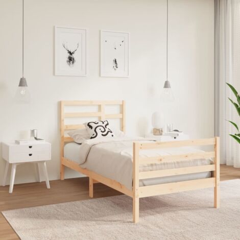 Massivholzbett 90x190 cm vidaXL