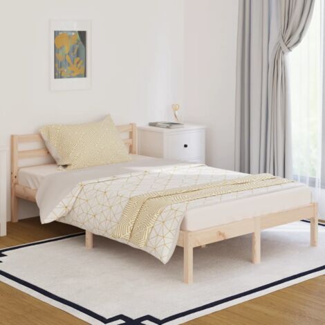 Massivholzbett ohne Matratze 120x200 cm Kiefernholz vidaXL