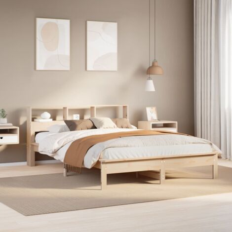 Massivholzbett ohne Matratze 140x200 cm Kiefernholz vidaXL