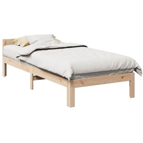 Massivholzbett ohne Matratze 80x200 cm Kiefernholz vidaXL