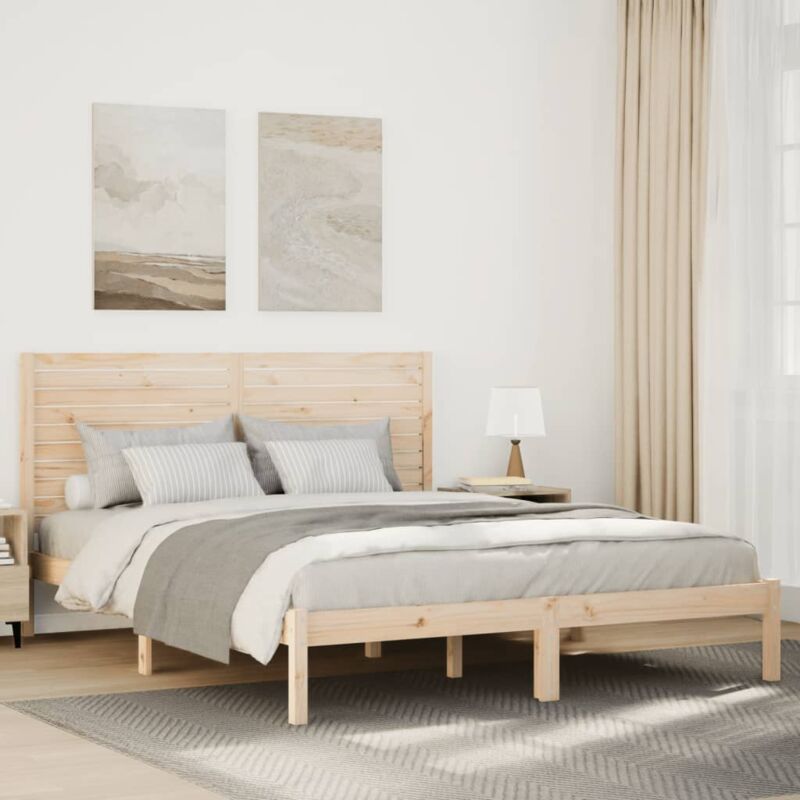 Massivholzbett Extra Lang Ohne Matratze 140x210 Cm Vidaxl