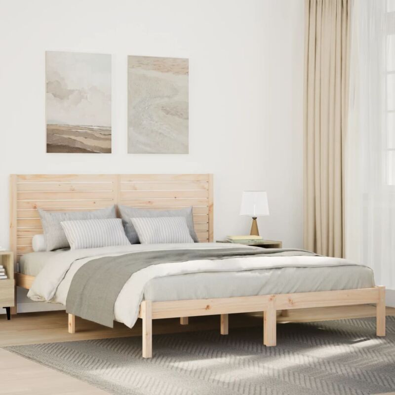 Massivholzbett Extra Lang Ohne Matratze 140x220 Cm Vidaxl