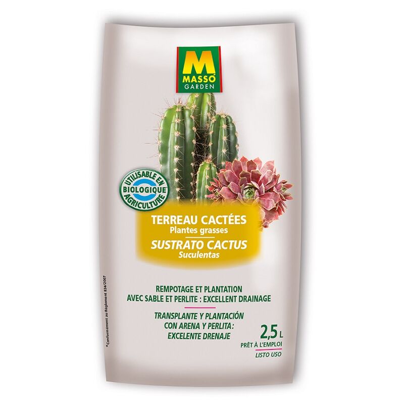 Substrat Cactus 2,5 l - Masso Garden