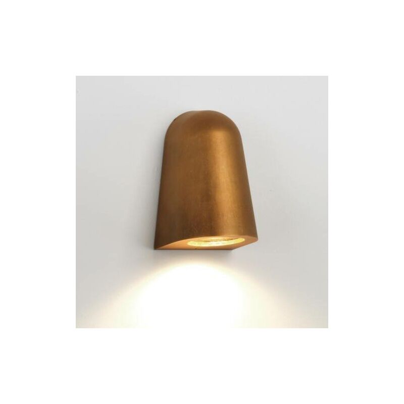 Astro Mast Light - 1 Light Outdoor Wall Light Antique Brass IP65, GU10