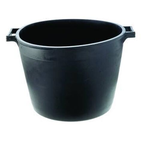MASTELLO LT 40 + MANICI NERO VASO SECCHIO EDILIZIA GIARDINO FERR 243056