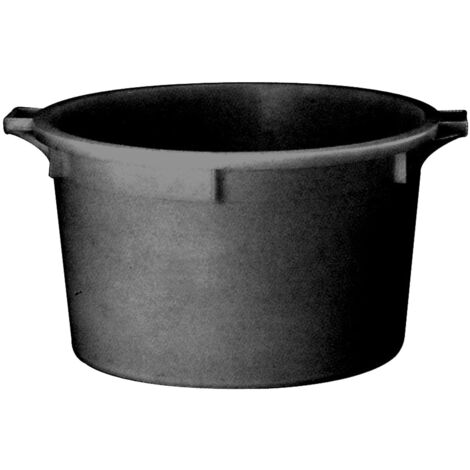 Mastellone secchio nero in plastica 80 e 230 litri - 230 Lt.