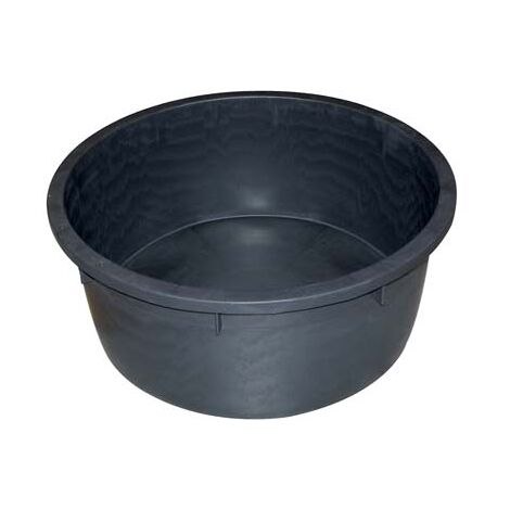 Mastellone tondo nero ics ldpe lt  285  cm 96 h.cm 55 Ics