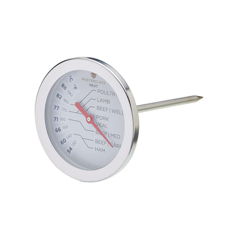 Image of Master Class Deluxe Stainless Steel Oven Meat Thermometer 10cm