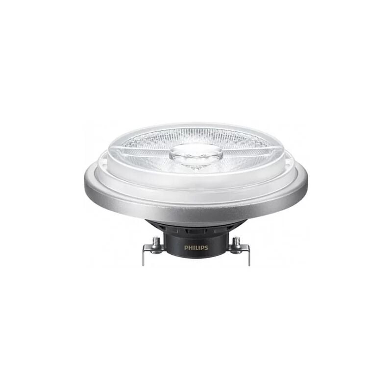 Philips - 514986 master led spot lv AR111 - 15W - 3000K - 24°- Rond - Blanc - Dimmable