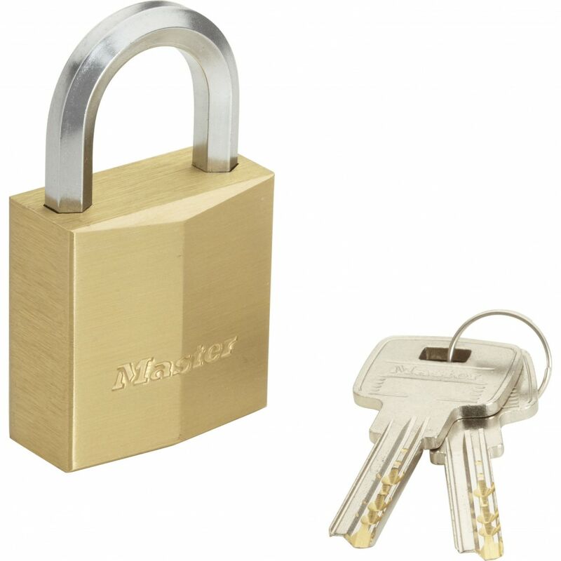 Image of Lucchetto a chiave Master Lock in ottone, l.40 mm Master Lock