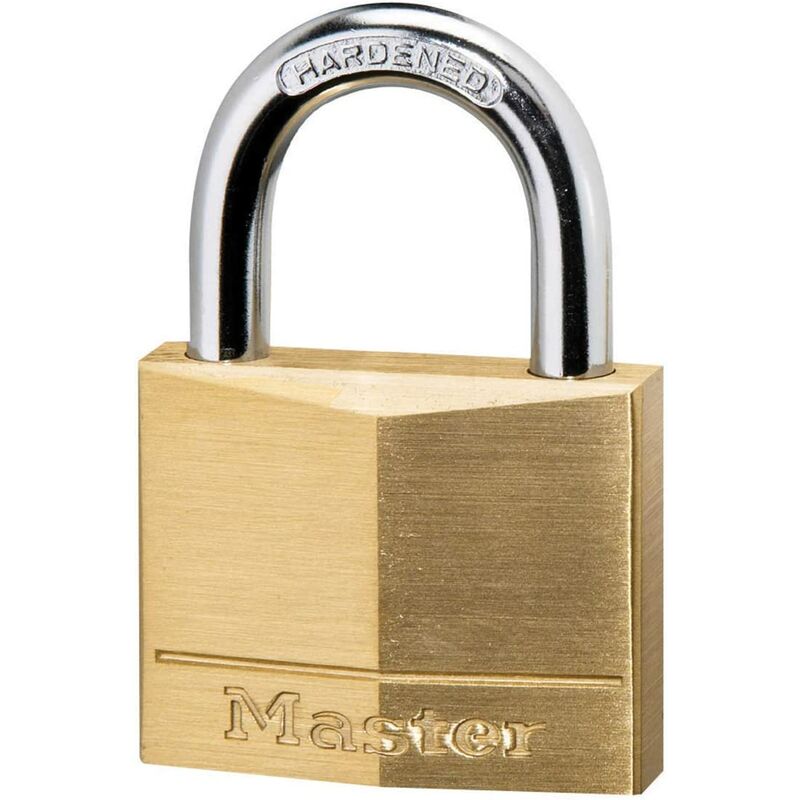 

Master Lock 140EURD Candado de latón con llave, dorado, 6 x 4 x 1,3 cm