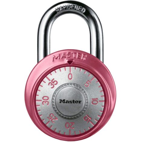 Master Lock 1530DPNK Lucchetto a Combinazione, Rosa, 1 confezione