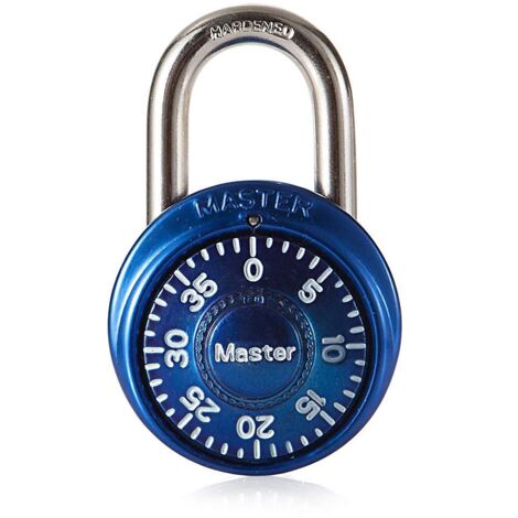Master Lock 1533EURD Stainless Steel Fixed Dial Combination 38mm Padlock MLK1533