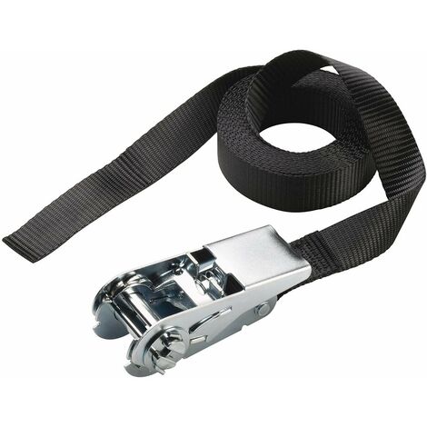 Master Lock 3223EURDAT Cinghia di Fissaggio, Nero, 2.50 m x 25 mm