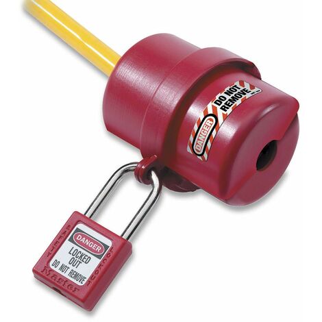 Master Lock 487 Blocco presa elettrica rotante per prese da 120 e 240 volt