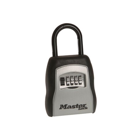 Master Lock 5400E Portable Shackled Combination Key Lock Box (Up To 3 Keys) MLK5400E