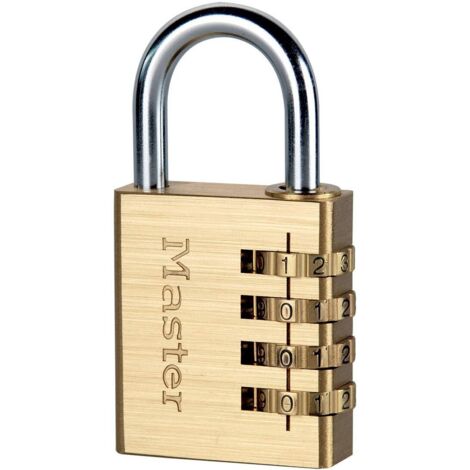 Master Lock 604EURD Lucchetto con Combinazione Alluminio 40mm