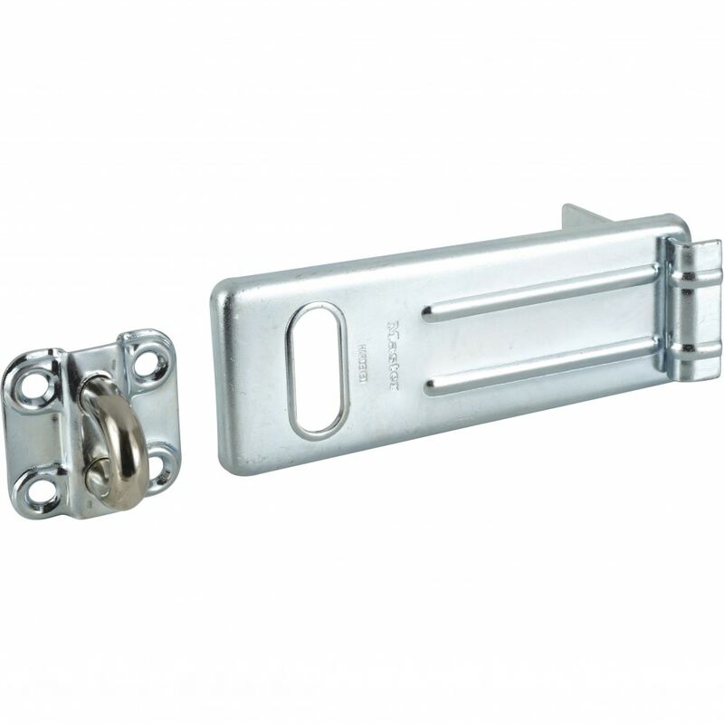 Image of 706EURD Hasp per serratura per porta esterna, 15 x 6 cm - Master Lock