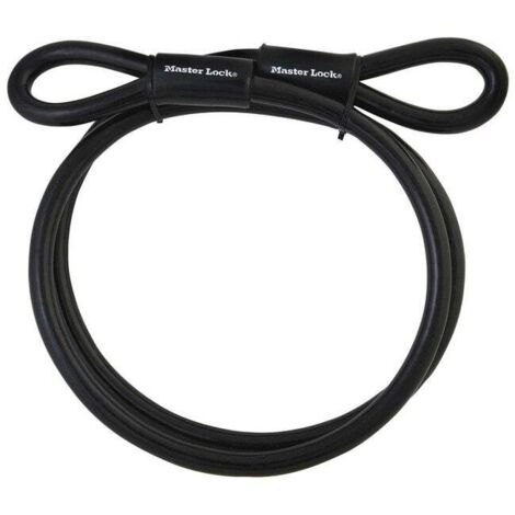 Master Lock 72EURD Câble Antivol avec deux Boucles, 4,5 m