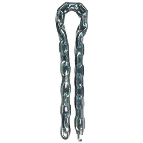 Master Lock – Chaîne en acier cémenté 2m – Diamètre maillons 10mm – Couverture vinyle thermoformée – Sécurisation optimale pour biens extérieurs - 8021EURD