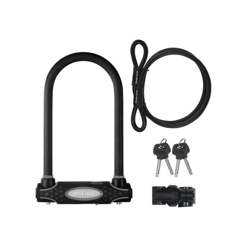 Antivol u avec Câble - a Clé - Master Lock