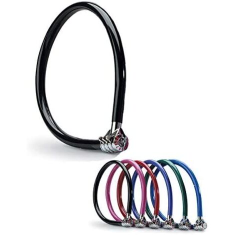 MASTER LOCK - Antivol vélo combinaison 55 cm couleurs assorties