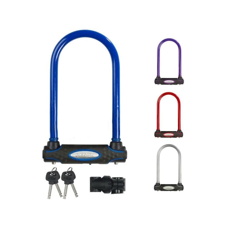 Antivol Vélo u a Clé Master Lock 8195EURDPROCOL - Corps en Acier Cémenté - Anse a Double Verrouillage