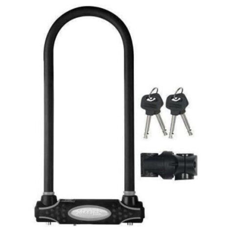 MASTER LOCK Antivol Vélo U [A Clé] [Support de Vélo Universel] [Antivol Certifié] [Modèle XL] 8195EURDPROCOLW - Idéal pour les Vélos, Vélos Electriques, VTT et autres