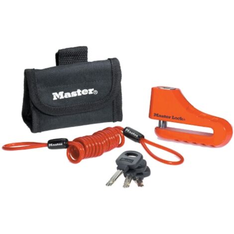 MASTER LOCK - BLOCCADISCO PER MOTO E SCOOTER CON ASTUCCIO
