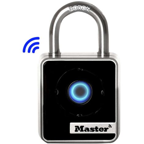 Master Lock BT Smart Connect Indoor Padlock Model 4400EUREC with Advanced Bluetooth Security
