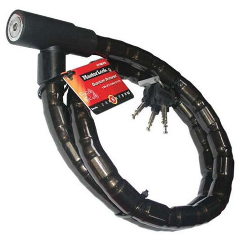 MASTER LOCK Cable Antivol Moto [1,2 m Câble] [Clé] [Extérieur] 8115EURDPS - Idéal pour Moto, Scooter et Vélo