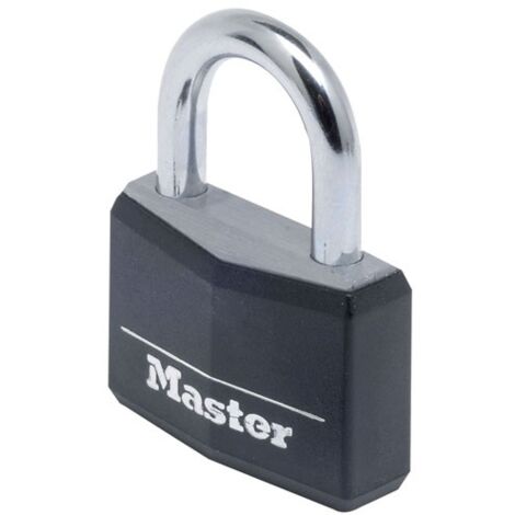 MASTER LOCK - Cadenas alu 40mm noir bl